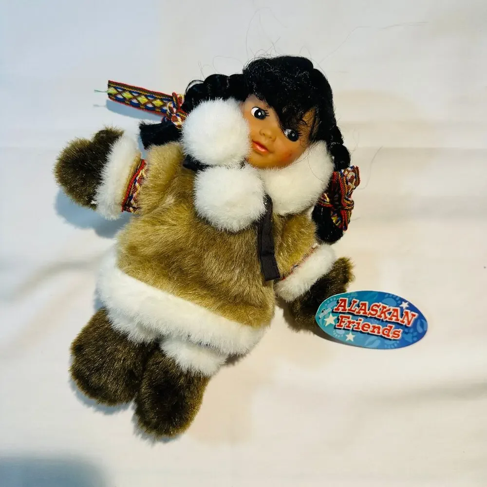 NWT Vintage Alaskan Friends Indigenous Inuit Doll